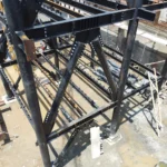 Montaje de estructura metálica para edificio en Pinares, Pereira Eje Cafetero