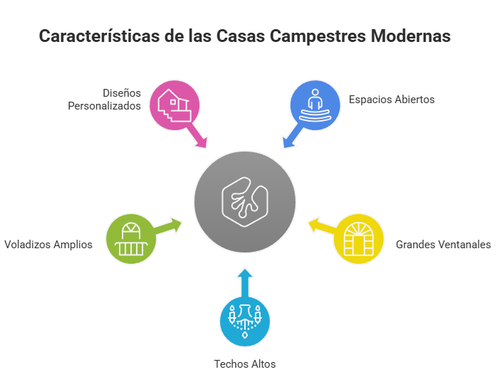 Caracteristicas de las casas campestres modernas Eje Metal 
